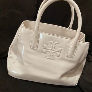 Light pink patent leather Tory Burch purse